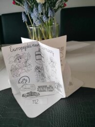 Numery alarmowe - praca plastyczno-techniczna