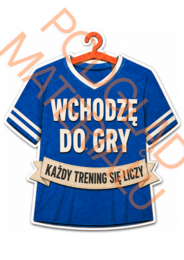 GRAMY O WIĘCEJ NIŻ WYNIK! – wielkoformatowa gazetka na WF i sport | koszulka w 3 rozmiarach