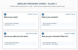 Let’s Talk! Praktyczne Pakiety Kart Konwersacyjnych (Klasa 4) SPEAKING