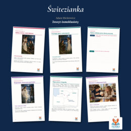Świtezianka — Adam Mickiewicz | Zeszyt ósmoklasisty: szczegółowe omówienie, 168 zadań  i klucz odpowiedzi