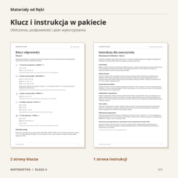 Matematyczne Halloween - tajemnica zaginionego kodu | klasa 4 | 2 poziomy