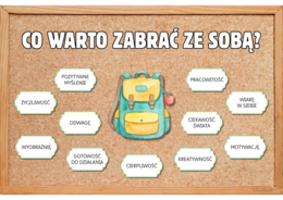 Gazetka szkolna - „Co warto zabrać ze sobą?”