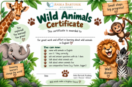 🐾 Wild Animals – język angielski, klasa 3 SP
