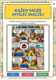 „Każdy może myśleć inaczej” – komiks terapeutyczny o rozumieniu perspektywy innych