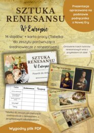Sztuka renesansu w Europie - klasa 6