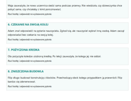 Sytuacje społeczne – Kostka pytań