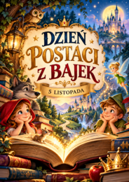 Dzień Postaci z Bajek – 18 bajkowych plansz | Gazetka szkolna