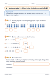 Grudzień klasa 2: karty pracy z polskiego i matematyki