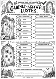 "Halloweenowa gramatyka" - zestaw ćwiczeń dla klas 4-5.