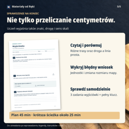 Mapa i skala - klasa 5 | Mapa bez zgadywania