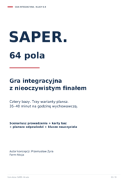SAPER. 64 pola — gra o komunikacji i współpracy, 3 warianty