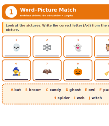 Halloween- Stacje dydaktyczne dla klas 4-6