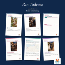 Pan Tadeusz — Adam Mickiewicz | Zeszyt ósmoklasisty: szczegółowe omówienie, 252 zadania i klucz odpowiedzi