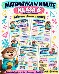 Matematyka w minutę - klasa 6
