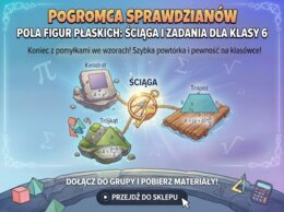 Pogromca Sprawdzianów: Pola Figur Płaskich – Ściąga i Zadania dla Klasy 6