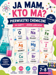 JA MAM, KTO MA? – PIERWIASTKI CHEMICZNE | 24 KARTY | GRA DLA KLAS 7–8