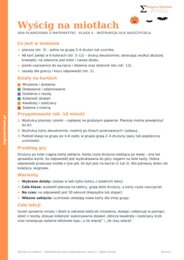 Halloween – Wyścig na miotłach – matematyka, klasa 4