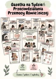 Gazetka na Tydzień Przemocy Rówieśniczej