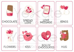 Fiszki angielski St Valentine's Day Walentynki English