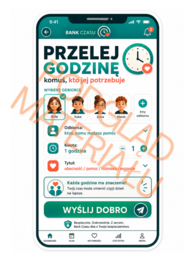 BANK CZASU – Szkolne Koło Wolontariatu | nowoczesna gazetka szkolna + dekoracje do wycinania | 23 strony PDF