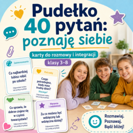 Pudełko 40 pytań: poznaję siebie