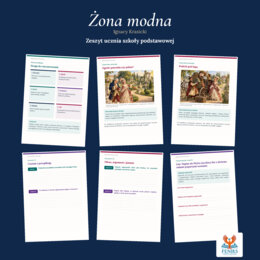 Żona modna — Ignacy Krasicki | Zeszyt ucznia szkoły podstawowej: szczegółowe omówienie, 36 zadań i klucz odpowiedzi