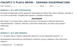 Pakiet materiałów do lektury "Chłopcy z Placu Broni"