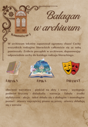 Escape room - Na tropie rodzajów literackich