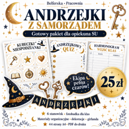 ✨ ANDRZEJKI Z SAMORZĄDEM — gotowy pakiet dla opiekuna SU! ✨