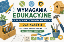 Wymagania edukacyjne z zajęć praktyczno-technicznych dla klasy 5  SP