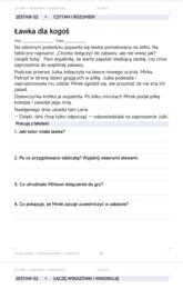 Czytam – rozumiem – wnioskuję. Klasa 3.