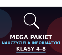 Pakiet informatyczny dla szkoły podstawowej na cały rok szkolny. Zawiera aż 8 e-booków