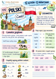 12 języków – 12 miniwyzwań 🌍 | Europejski Dzień Języków | Karty pracy