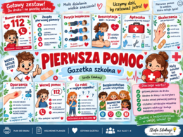 Gazetka szkolna ,,Pierwsza pomoc''