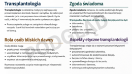 Transplantologia i dawstwo – zasady, rodzaje zgody i rola bliskich | edukacja zdrowotna