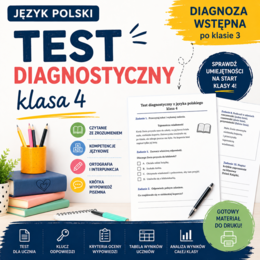 Diagnoza wstępna z języka polskiego dla klasy 4 SP