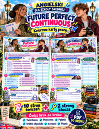 Future Perfect Continuous - 10-stronicowy workbook dla uczniów szkoły średniej