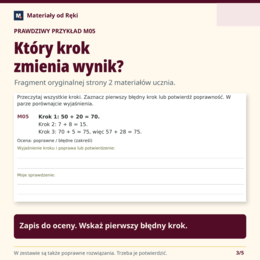 Błędy w obliczeniach - znajdź, wyjaśnij i popraw | Matematyka, klasa 4