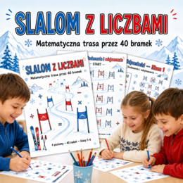 Slalom z liczbami — matematyczna trasa przez 40 bramek