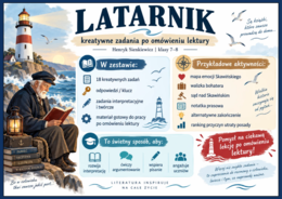 📚 LATARNIK Henryka Sienkiewicza – kreatywne zadania po omówieniu lektury + odpowiedzi
