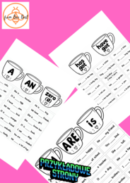 lapbooki - a,an,0 article / to be / have got, has hot  - printouts,  handouts