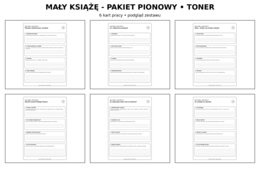 MAŁY KSIĄŻĘ - 7 KART PRACY A4 + KLUCZ ODPOWIEDZI
