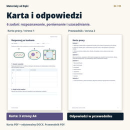 Komórki od środka: budowa i porównanie komórek | biologia klasa 5