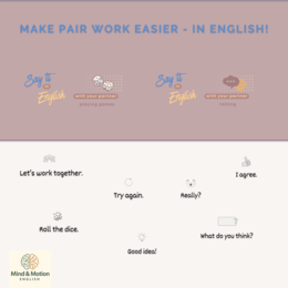 English Only Classroom Kit - 5 Ready-to-Use Tools for English Lessons