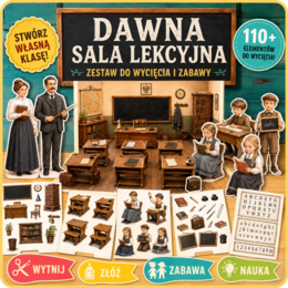 Moja dawna szkoła — wyklejanka