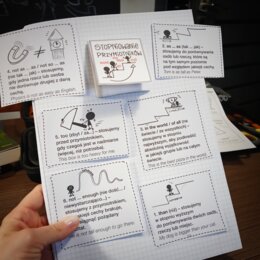 Stopniowanie przymiotników w pigułce – interaktywny mini lapbook i notatka z gramatyki (Język angielski)