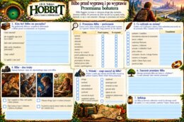 HOBBIT, CZYLI TAM I Z POWROTEM - 17 GRAFICZNYCH KART PRACY