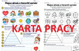 Miejsce zdrowia w hierarchii wartości - edukacja zdrowotna kl. 4