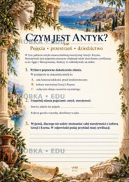 ANTYK — epoka literacka | LO | 22 karty dwustronne, 132 zadania, sprawdzian i klucze