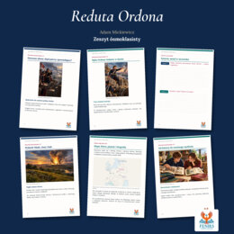 Reduta Ordona — Adam Mickiewicz | Zeszyt ósmoklasisty: szczegółowe omówienie, 164 zadania i klucz odpowiedzi